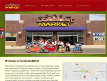 Tablet Screenshot of carnival-market.com